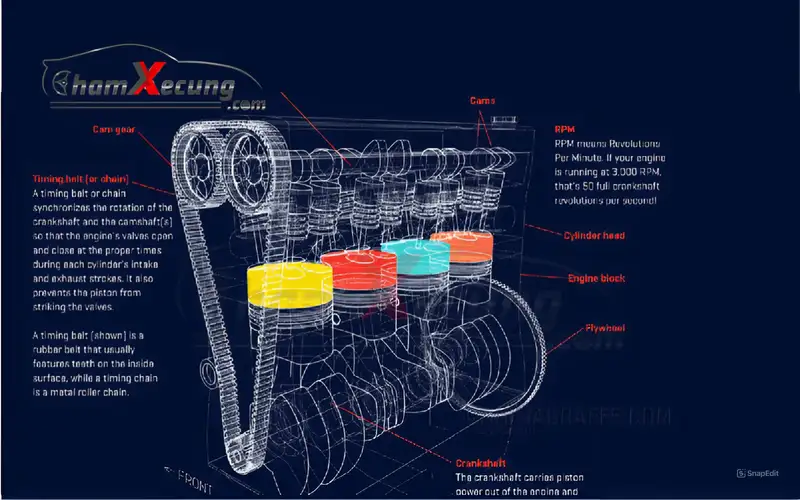 Hệ thống điều khiển động cơ giúp động cơ vận hành hiệu quả và tiết kiệm